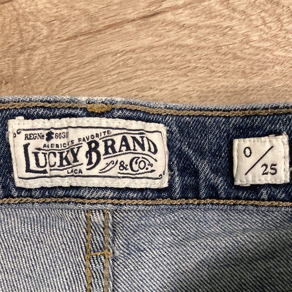 Lucky Brand Jean Shorts Size 0/25 - Picture 2 of 4